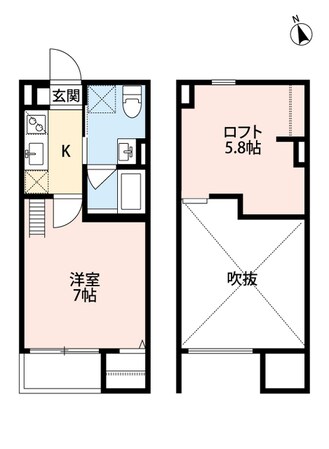 杭瀬駅 徒歩6分 2階の物件間取画像